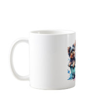 Yorkies Bathing Mugg