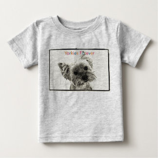Yorkies Forever Infant Organic Creeper Tröja