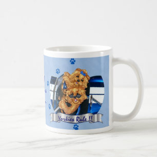 Yorkies härskar!! Pawprint #1 mammamugg Kaffemugg