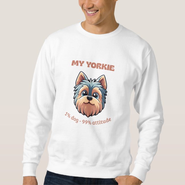 Yorkies sweatshirt (Framsida)