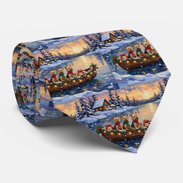 Yorkipoo Christmas Boat Holiday Slips (Rullad)