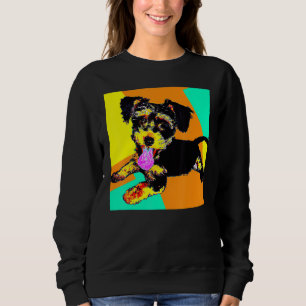 Yorkipoo-valp söt liten hund multicolor Yorkipo T Shirt