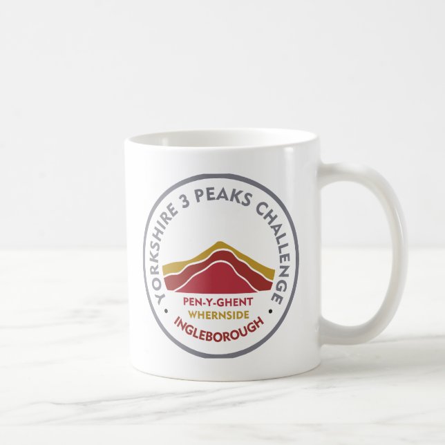 Yorkshire 3 toppar vandringsled kaffemugg (Höger)
