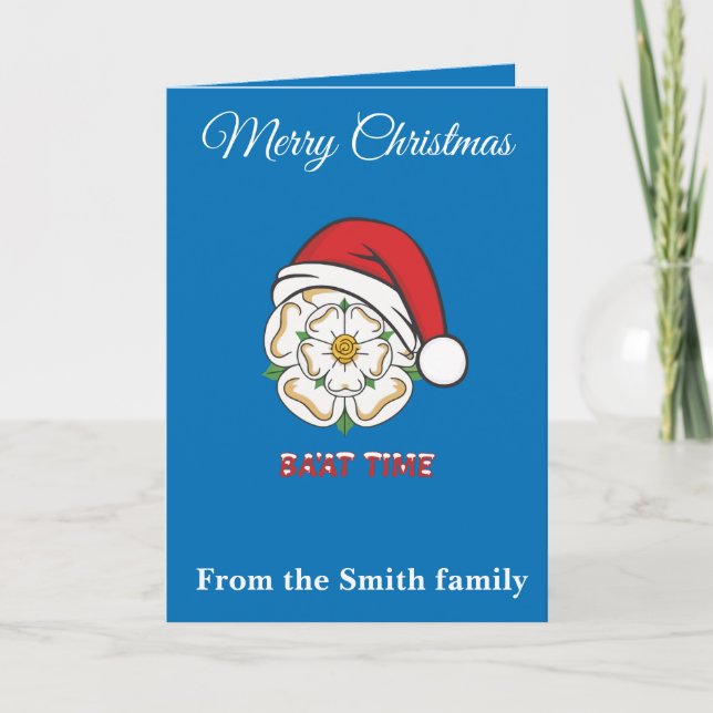Yorkshire Christmas Baat Time Kort (Framsida)