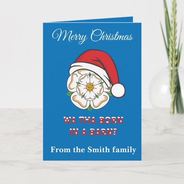 Yorkshire Christmas Wa Tha Born In A Barn? Kort (Framsida)