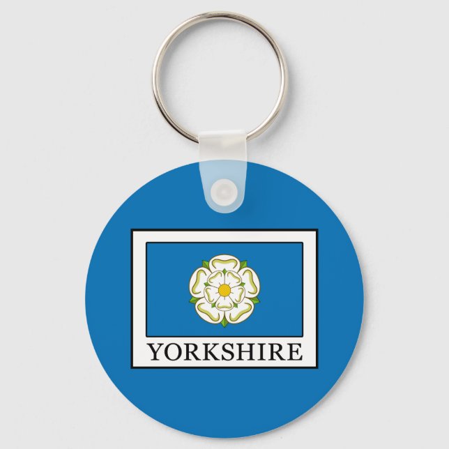 Yorkshire County England Nyckelring (Framsida)