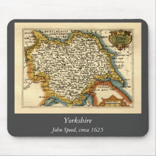 Yorkshire County England Old Antiquarian Atlas Kar Musmatta