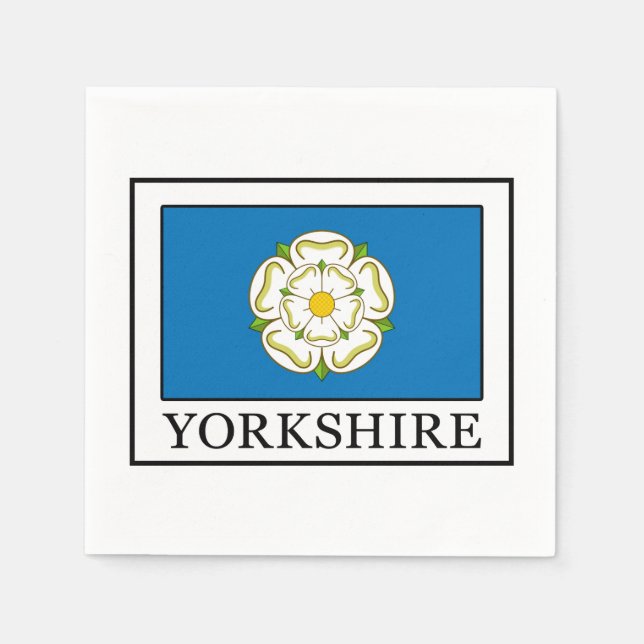 Yorkshire County England Pappersservett (Framsidan)