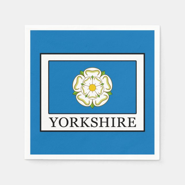Yorkshire County England Pappersservett (Framsidan)