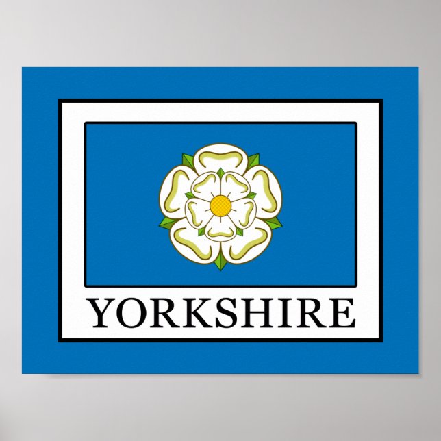 Yorkshire County England Poster (Framsidan)