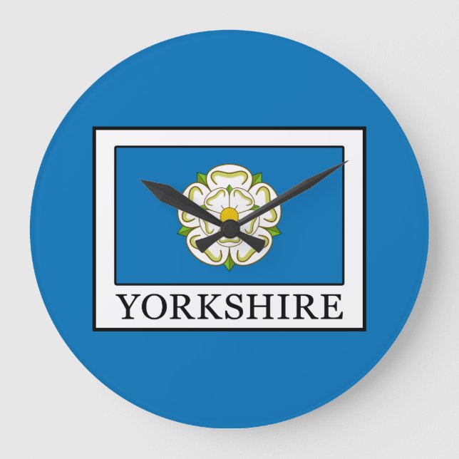 Yorkshire County England Stor Klocka (Framsida)