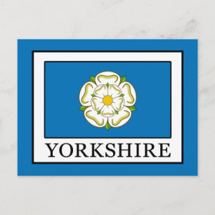 Yorkshire County England Vykort