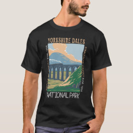 Yorkshire Dales National Park England Distress T Shirt