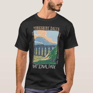 Yorkshire Dales National Park England Distress T Shirt