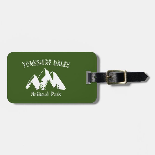 Yorkshire Dales nationalpark Bagagebricka (Horisontell Framsida)