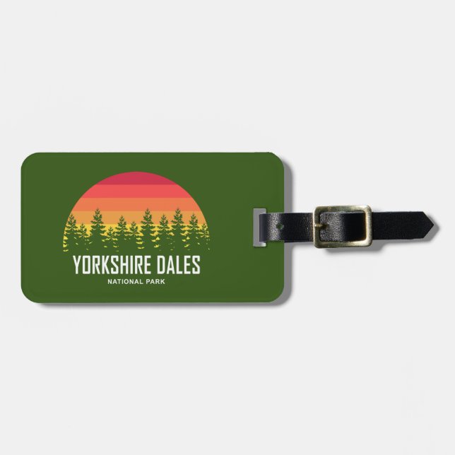 Yorkshire Dales nationalpark Bagagebricka (Horisontell Framsida)