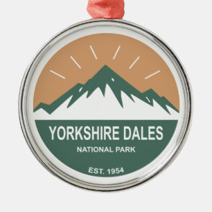 Yorkshire Dales nationalpark Julgransprydnad Metall