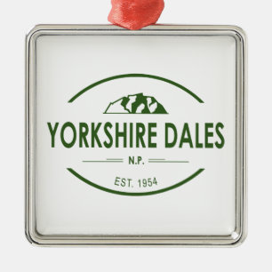 Yorkshire Dales nationalpark Julgransprydnad Metall