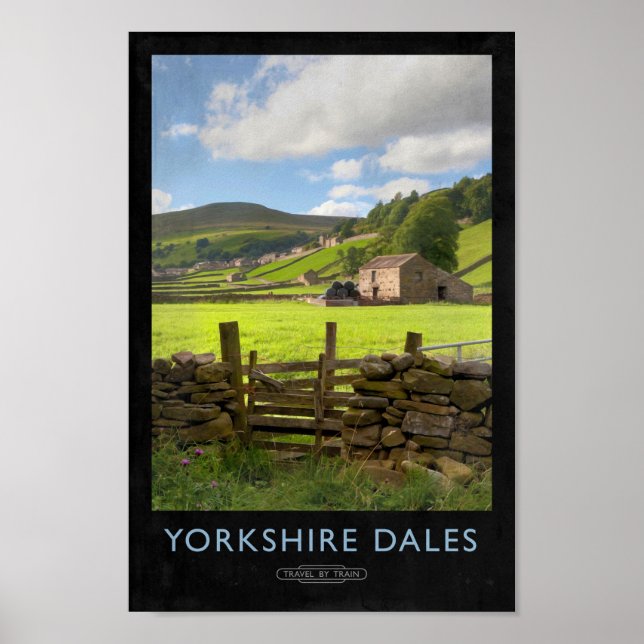 Yorkshire Dales Railway Poster (Framsidan)