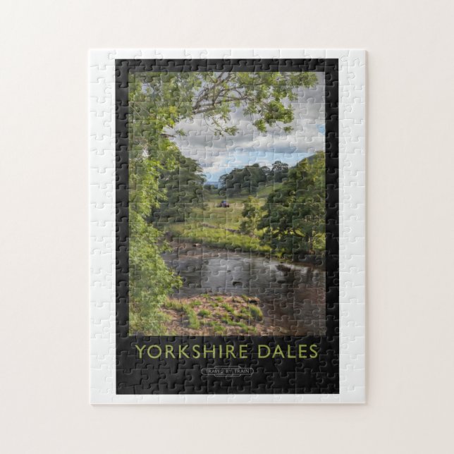 Yorkshire Dales Railway Poster Pussel (Vertikal)