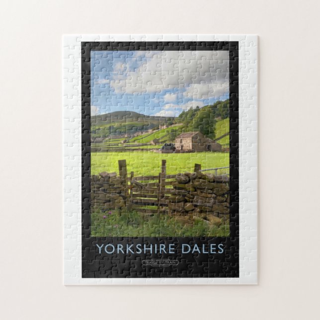 Yorkshire Dales Railway Poster Pussel (Vertikal)
