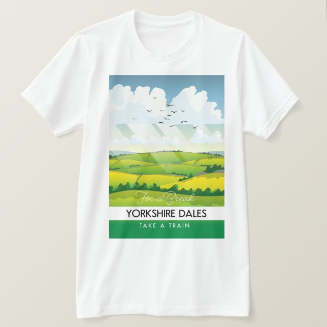 Yorkshire Dales reseaffisch. T Shirt (Design framsida)
