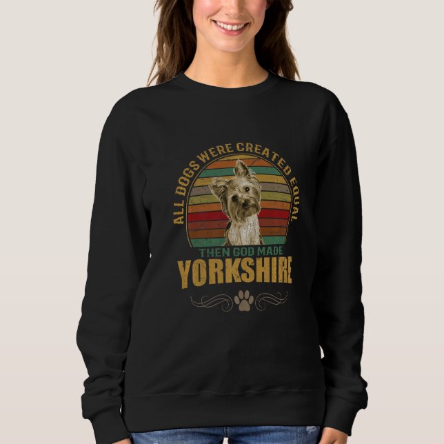 Yorkshire Dog Breeds Puppies Pet Dogs Men Women Pr T Shirt (Framsida)