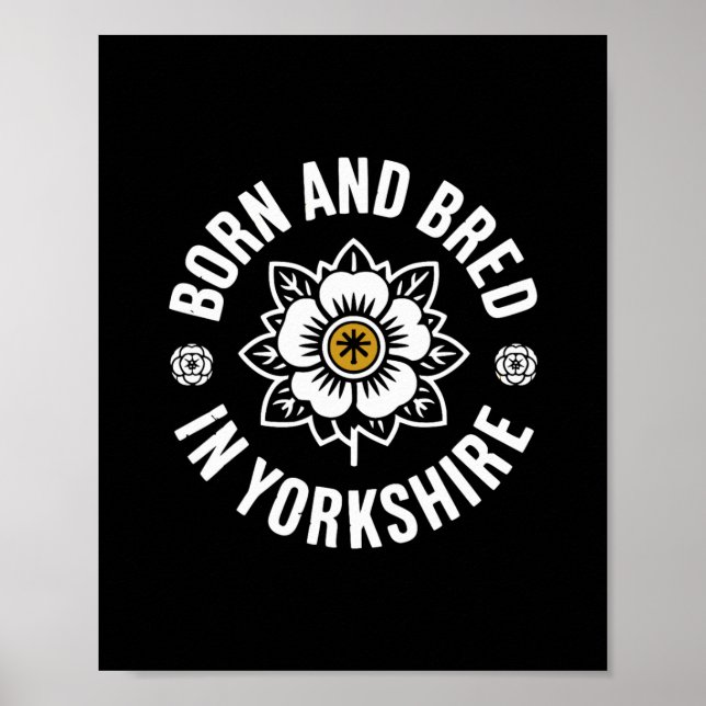 Yorkshire England Storbritannien Historia Semester Poster (Framsidan)