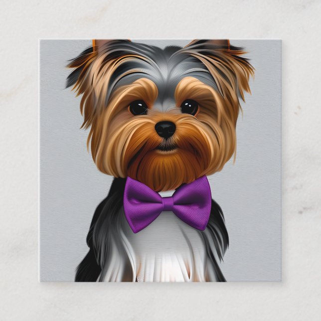 Yorkshire Fyrkantigt Visitkort (Framsida)