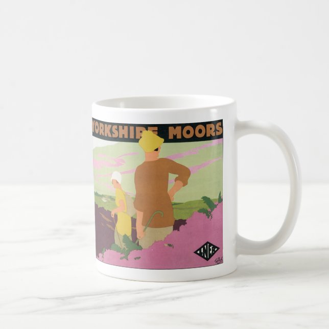 Yorkshire heder kaffemugg (Höger)