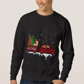 Yorkshire Hund jul Red Play Lastbil Santa Julafton Lång Ärmad Tröja