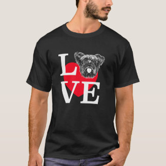 Yorkshire Kärlek Cute eart Yorkshire T Shirt