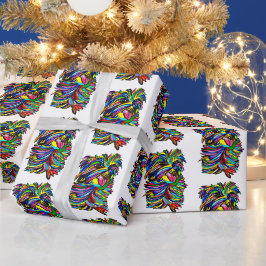Yorkshire Kärlek Wrapping Papper Presentpapper