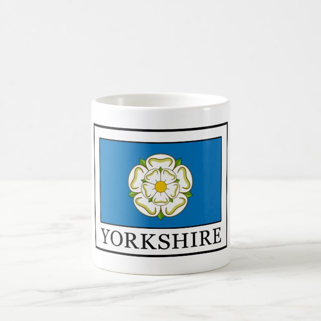 Yorkshire län England Kaffemugg (Center)
