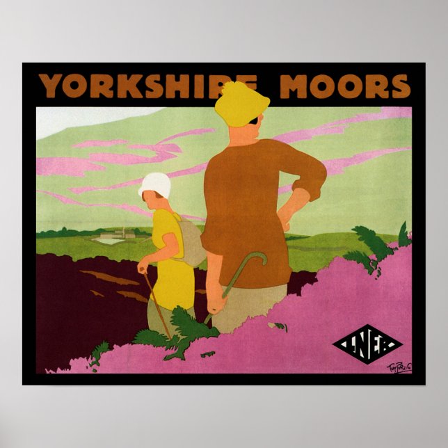 Yorkshire Moors Poster (Framsidan)