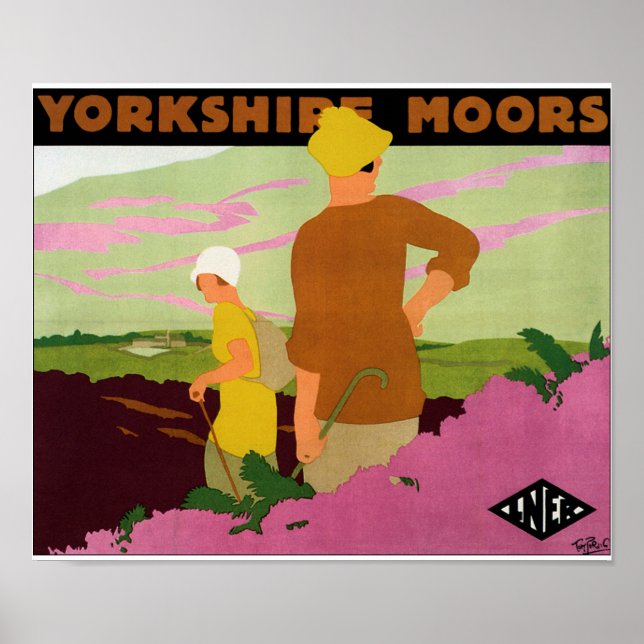 Yorkshire Moors Poster (Framsidan)