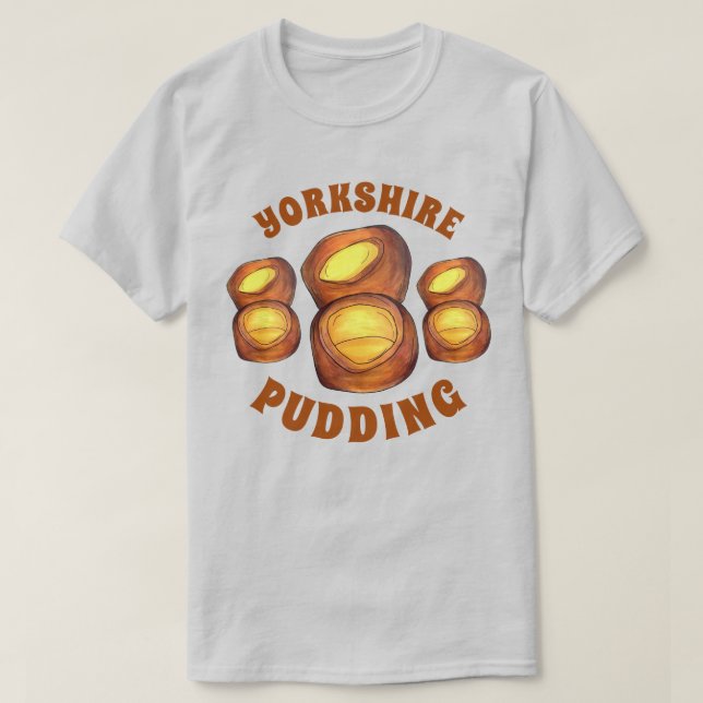 Yorkshire Pudding North England UK Food British T Shirt (Design framsida)