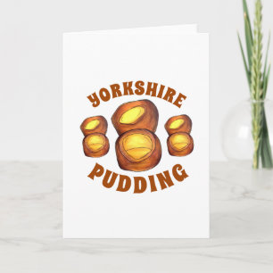 Yorkshire Pudding Söndag Roast UK Food Kort
