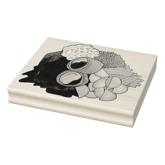 Yorkshire Pudding Söndag Roast UK Food Stämpel (Stämpel)