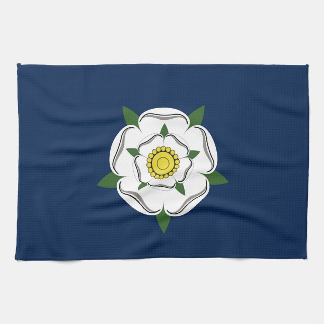 yorkshire regionflagga underbara brittiska kökshandduk (Horisontell)