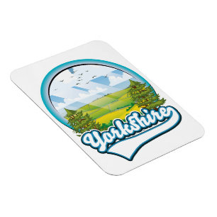 Yorkshire Reslogotyp Magnet