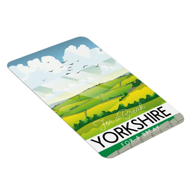 Yorkshire resposter magnet (Högersidan)