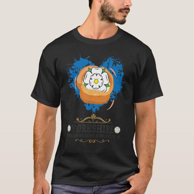 Yorkshire Ro Flagga Idea För barn With Yorkshire P T Shirt (Framsida)