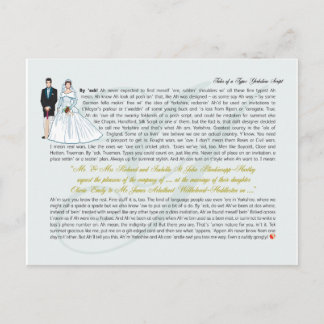 Yorkshire Script Vykort