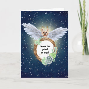 Yorkshire skräcker angel succulents wandeand night kort
