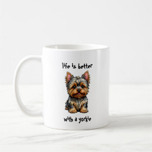 Yorkshire skräcker kaffemugg