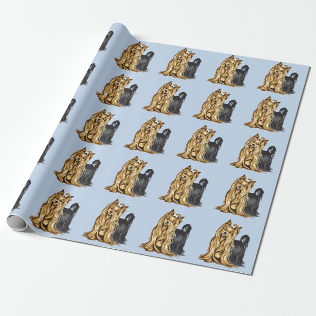 Yorkshire skräcker presentpapper (Utrullad)