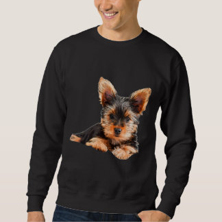 Yorkshire skräcker Yorkie Puppy Hund Lång Ärmad Tröja