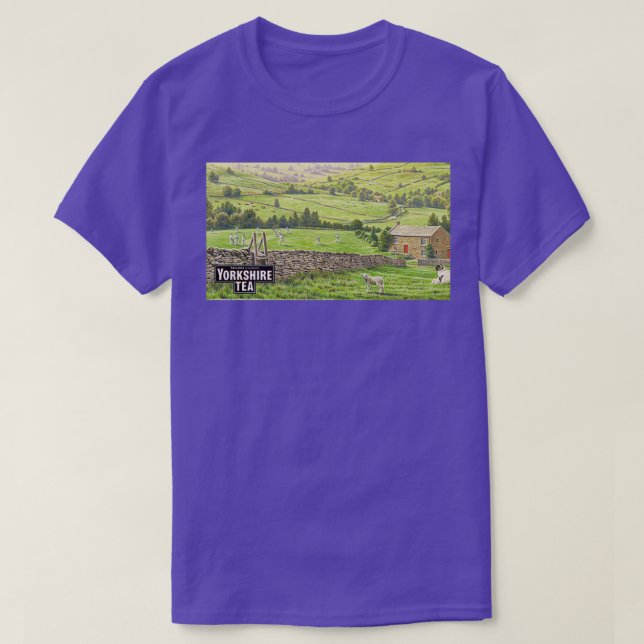 Yorkshire Tea liggande med logotyp T Shirt (Design framsida)