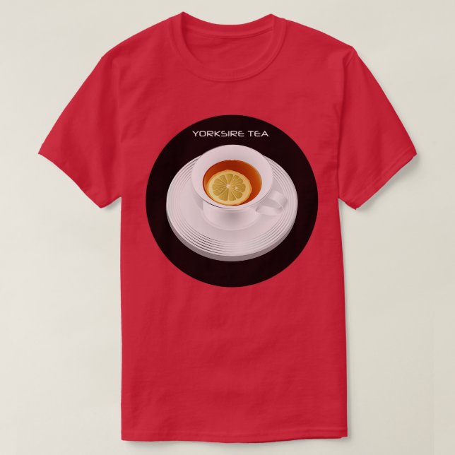 YORKSHIRE TEA WHITE CUP T SHIRT (Design framsida)